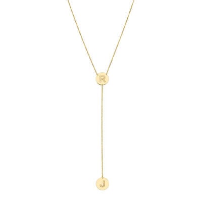 Jeulia Collier Initial Personnalisé en Argent Sterling