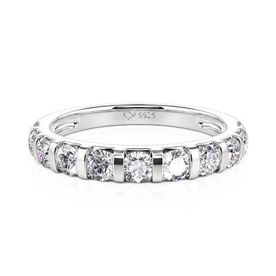 Jeulia Classic Bar Setting Design Wedding Band