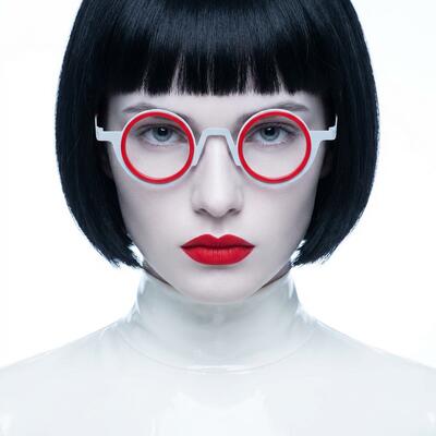 Careg Lunettes Rondes Blanches