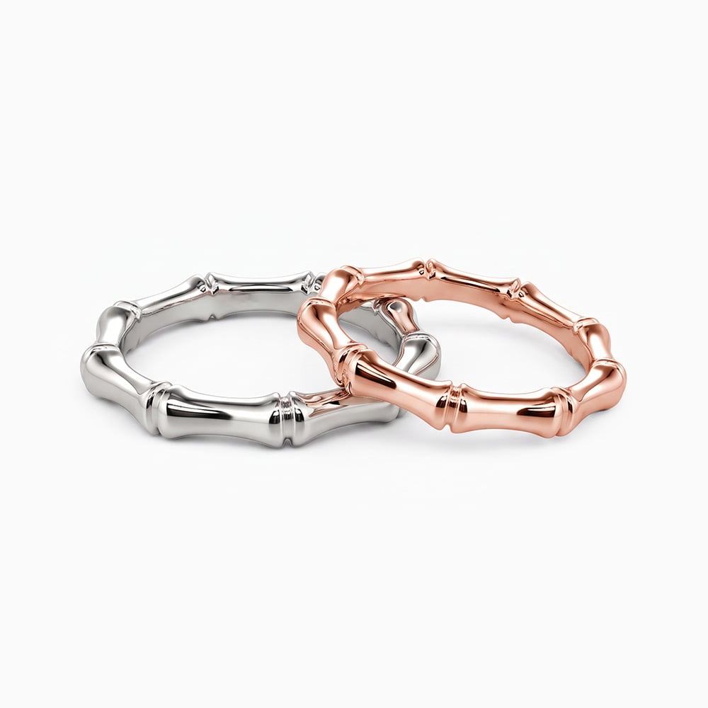 "Deep Roots" Stackable Ring Set