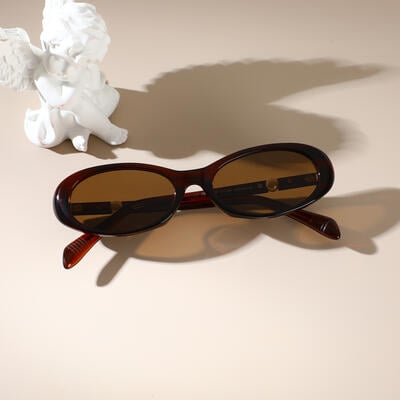 Mitchell Brown Oval Sunglasses