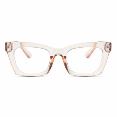 Ida Champagne Square Glasses