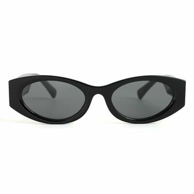 Ellie Black Oval Sunglasses