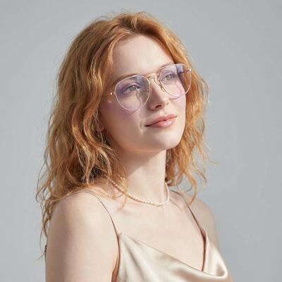 Julia Rosa Pilot Brille