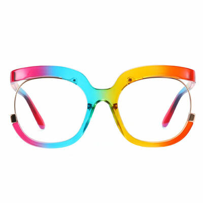 Hazel Lunettes Rondes Multicolores