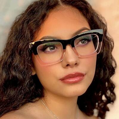 Ida Pink Square Glasses