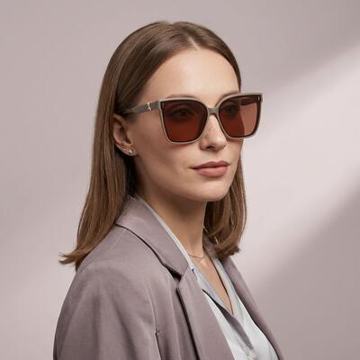 Bowen Brown Square Sunglasses