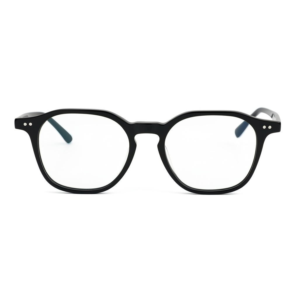 Evelyn Schwarze Quadratische Brille