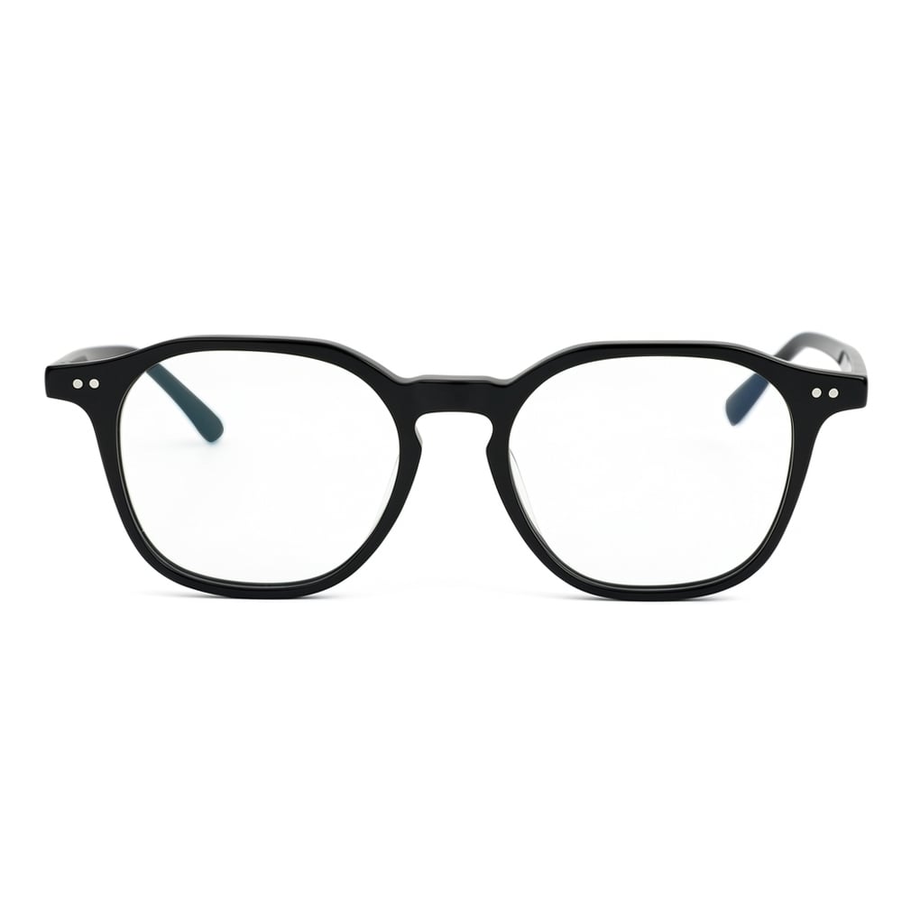 Evelyn Schwarze Quadratische Brille