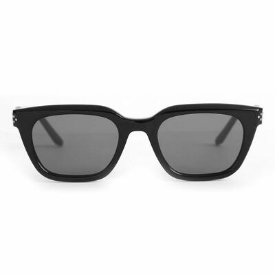Collins Schwarze Quadratische Sonnenbrille