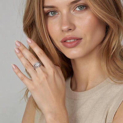 "Same Old Love" Radiant Cut 3pcs Bridal Set