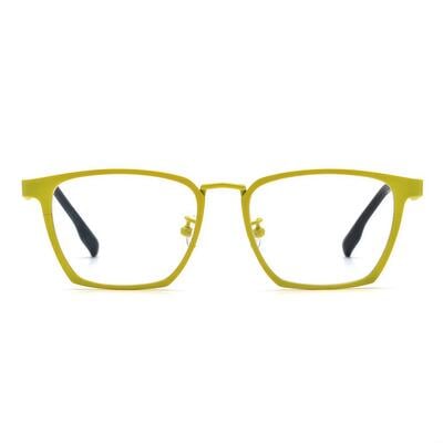 Baker Gelbe Rechteckige Brille