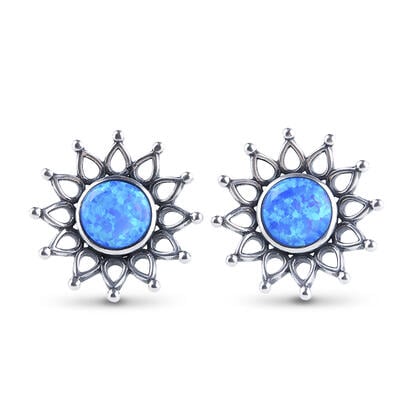 Jeulia Clous d'Oreilles Opale Tournesol