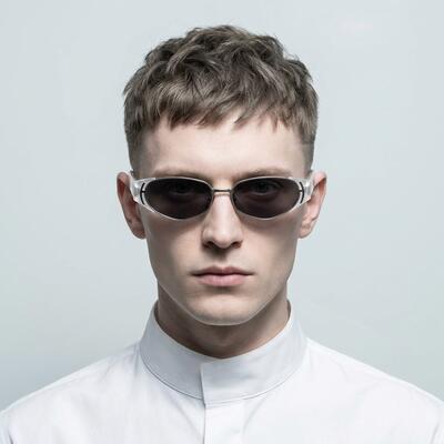 Wood Clear Cat Eye Sunglasses