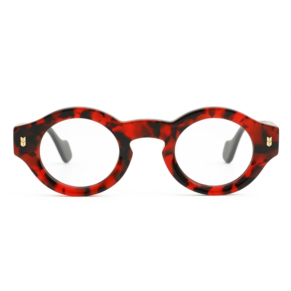 Young Rote Runde Brille