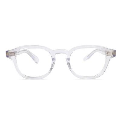 Sandy Clear Square Glasses
