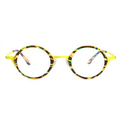 Occam Lunettes Rondes Jaunes