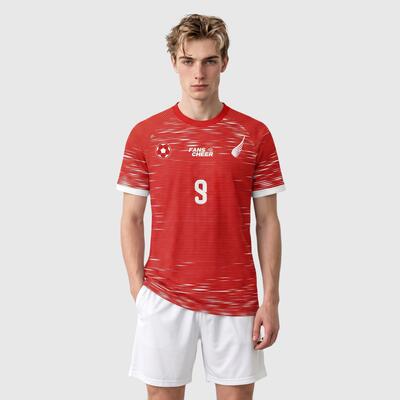 Custom Switzerland Home-Inspired Soccer Jersey-Personalized Name & Number