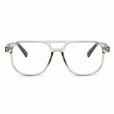 Truda Green Aviator Glasses