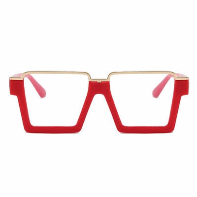 Une Red Square Glasses