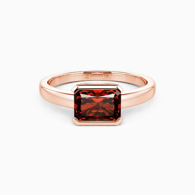 "Love and Adore" 1ct Radiant Cut Solitaire Engagement Ring