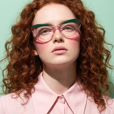 Emma Pink Cat Eye Glasses