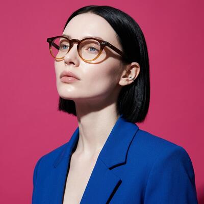 Theodore Brown Round Glasses