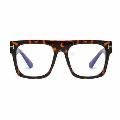 Vibrant Tortoise Square Glasses