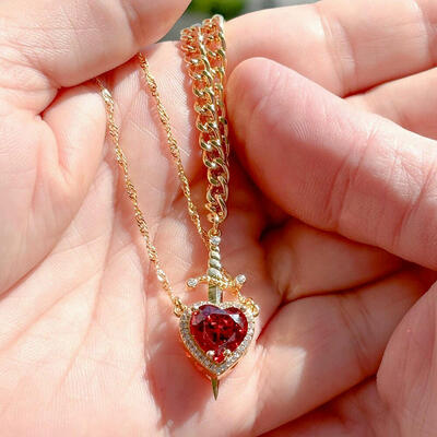 goldmiky Rosa Eterna con Collana, Rosa Stabilizzata Rossa | FindTheDeal