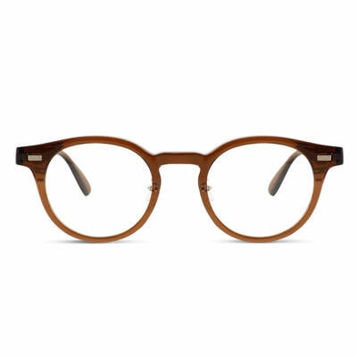 Regan Lunettes Rondes Marron