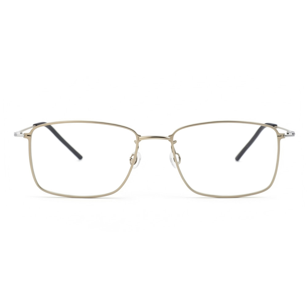 Declan Gold Rectangle Glasses