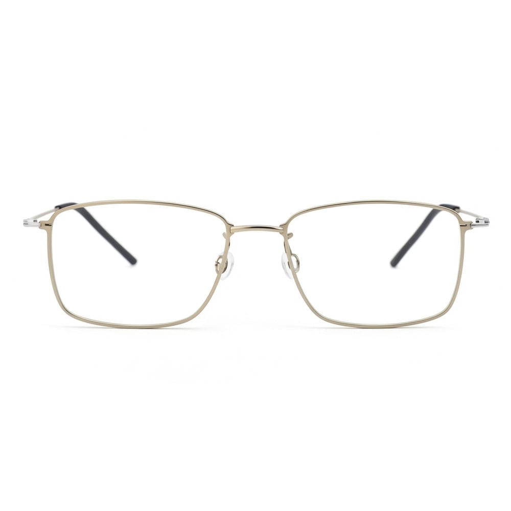 Declan Gold Rectangle Glasses