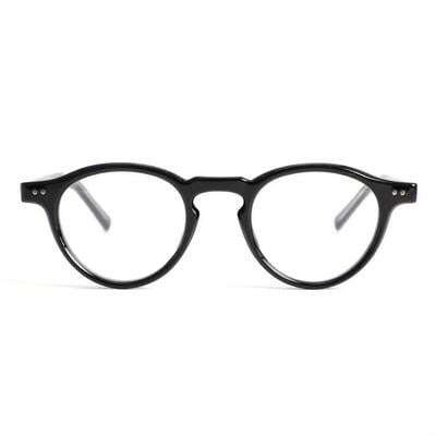 Dorothy Schwarze Runde Brille
