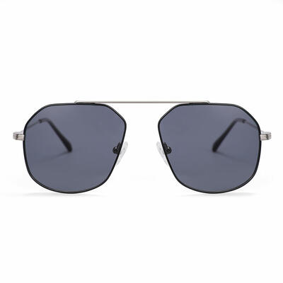 Taylor Silver Aviator Sunglasses