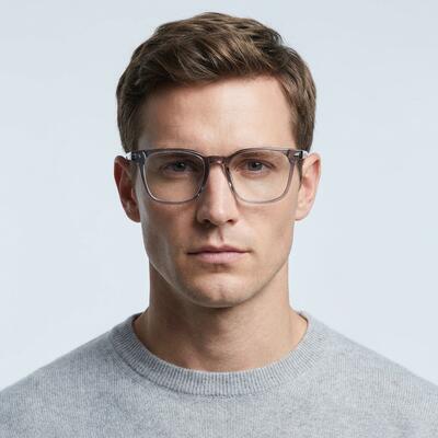 Dunbar Gray Square Glasses