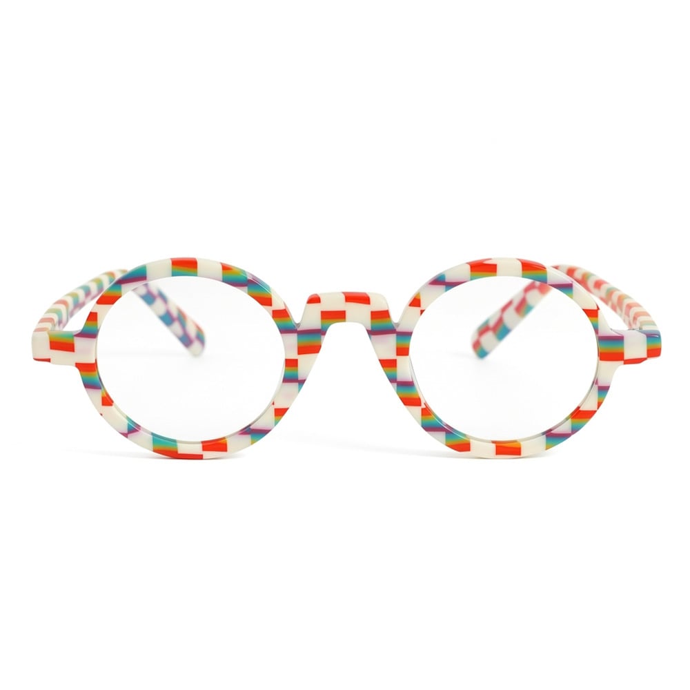 Olivia Multicolor Round Glasses