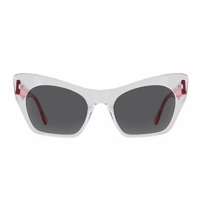 Bodie Lunettes de soleil Cat Eye Transparentes