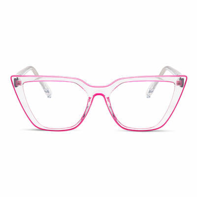 Elsa Pink Cat Eye Glasses