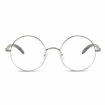 Rodney Silver Round Glasses