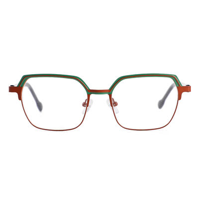 Yule Lunettes Carrées Vertes