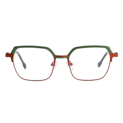 Yule Lunettes Carrées Vertes