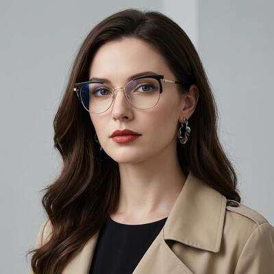 Turner Black Cat Eye Glasses