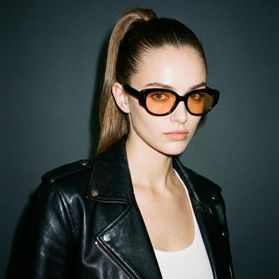 Barnes Schwarze Quadratische Sonnenbrille