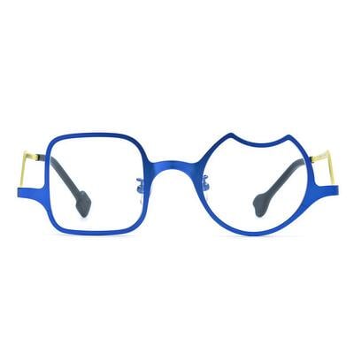 Randy Lunettes Carrées Bleues