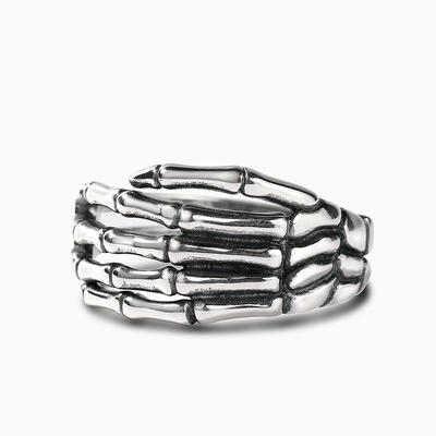 Jeulia "Skeleton Finger" Sterling Silver Ring