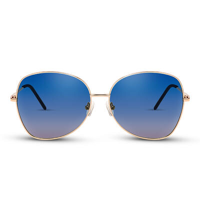 Jeulia "Spring Picnic" Butterfly Blue-Purple Polarized Women's Sunglasses