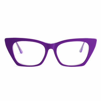 Ivy Purple Cat Eye Glasses