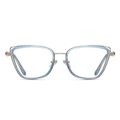Nelly Blue Cat Eye Glasses