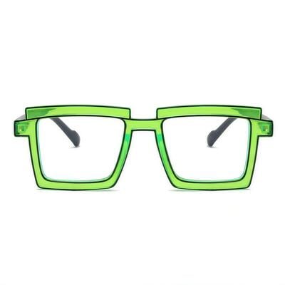 Flossie Grüne Quadratische Brille
