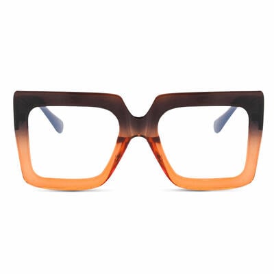 Quie Brown Square Glasses